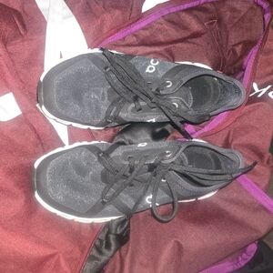 On Running Black Athletic Shoes